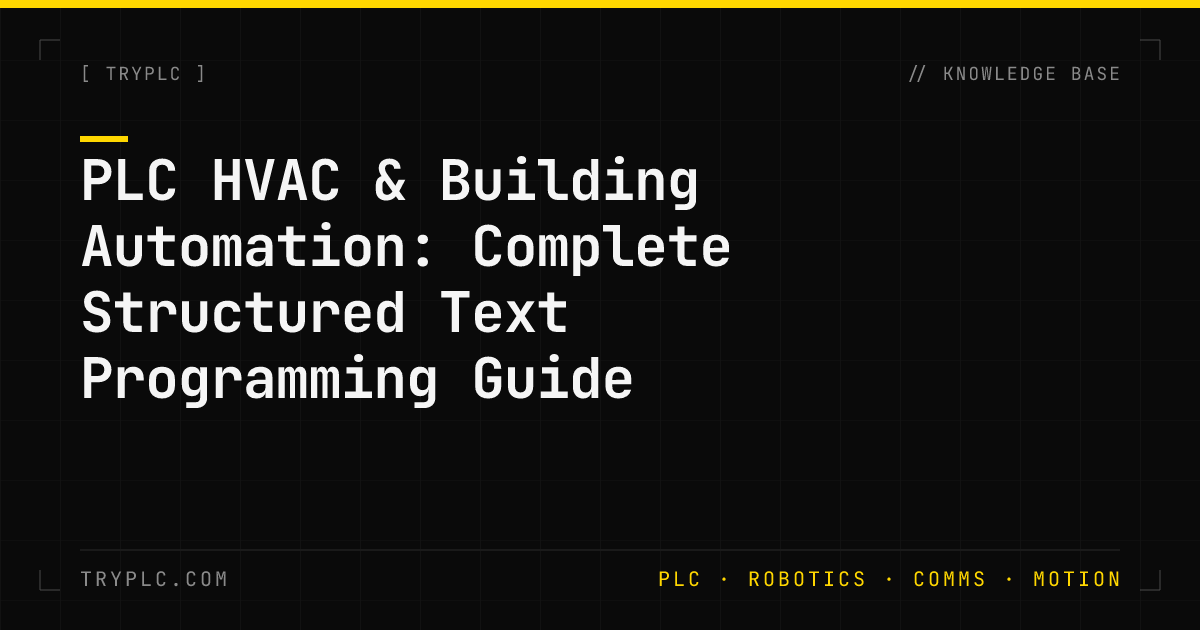 PLC HVAC Building Automation — Structured Text Programming Guide ...